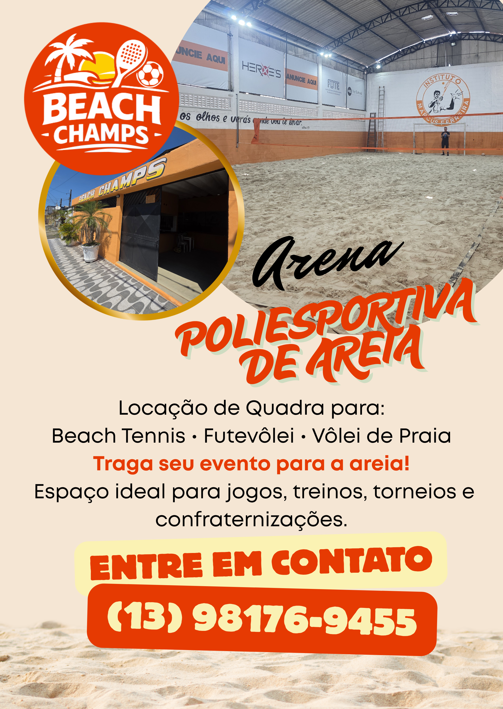 Arena Poliesportiva de Areia - Beach Champs